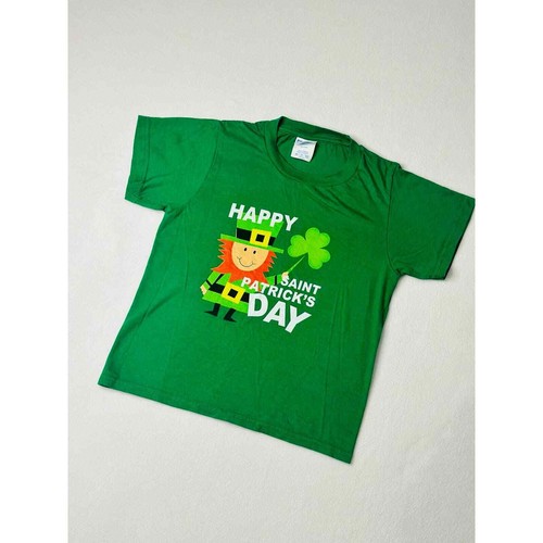 Boy’s Happy St. Patrick’s Day Shirt Size XS Youth - Picture 3 of 6