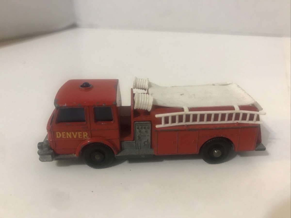 マッチボックス No.29 FIRE PUMPER TRUCK レズニー Matchbox 29 C Lesney No 29-C DENVER Fire Pumper BPW E Box Nr