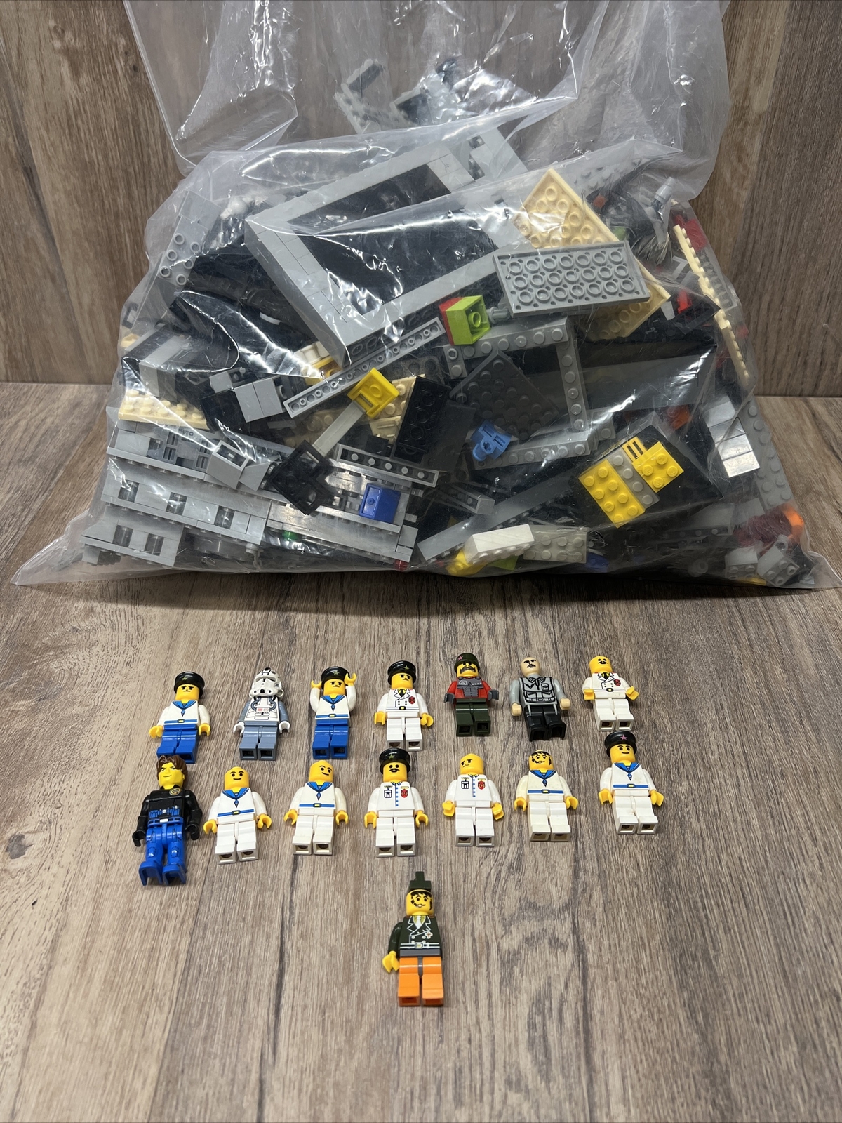 Legos 4 Pounds of Lego Pieces 15 Mini Figs HUGE BULK LOT bricks building blocks eBay