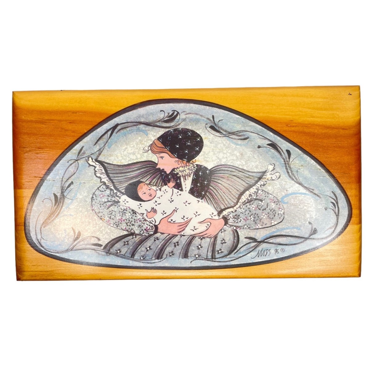 85th Anniversary Mini LANE Cedar Chest Jewelry Box P Buckley Moss