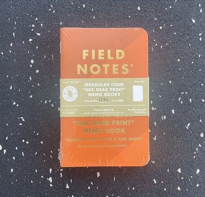 Field Notes DDC Dead Pack