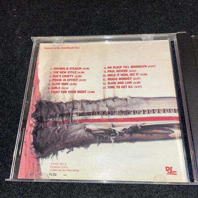 BEASTIE BOYS • Licensed To Ill ~ Early Def Jam Press 731452735126