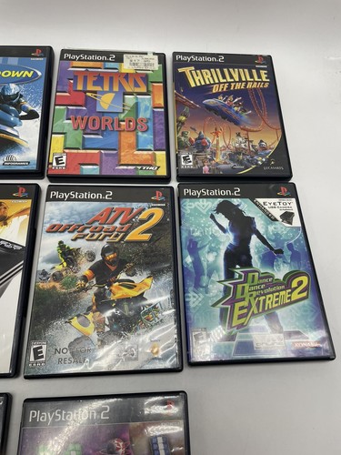 PlayStation 2 Game Lot (Splashdown, Thrillville, Tetris, Mojo, DDR, ATV, Midway) - Picture 7 of 22