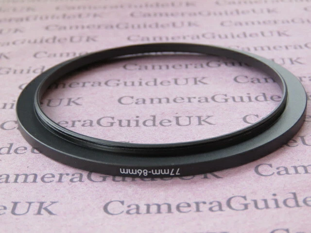 77mm to 86mm Male-Female Stepping Step Up Filter Ring Adapter - Image 2 of 2