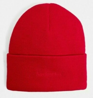 Urban Outfitters Unisex iets frans Skate Beanie Red One Size New