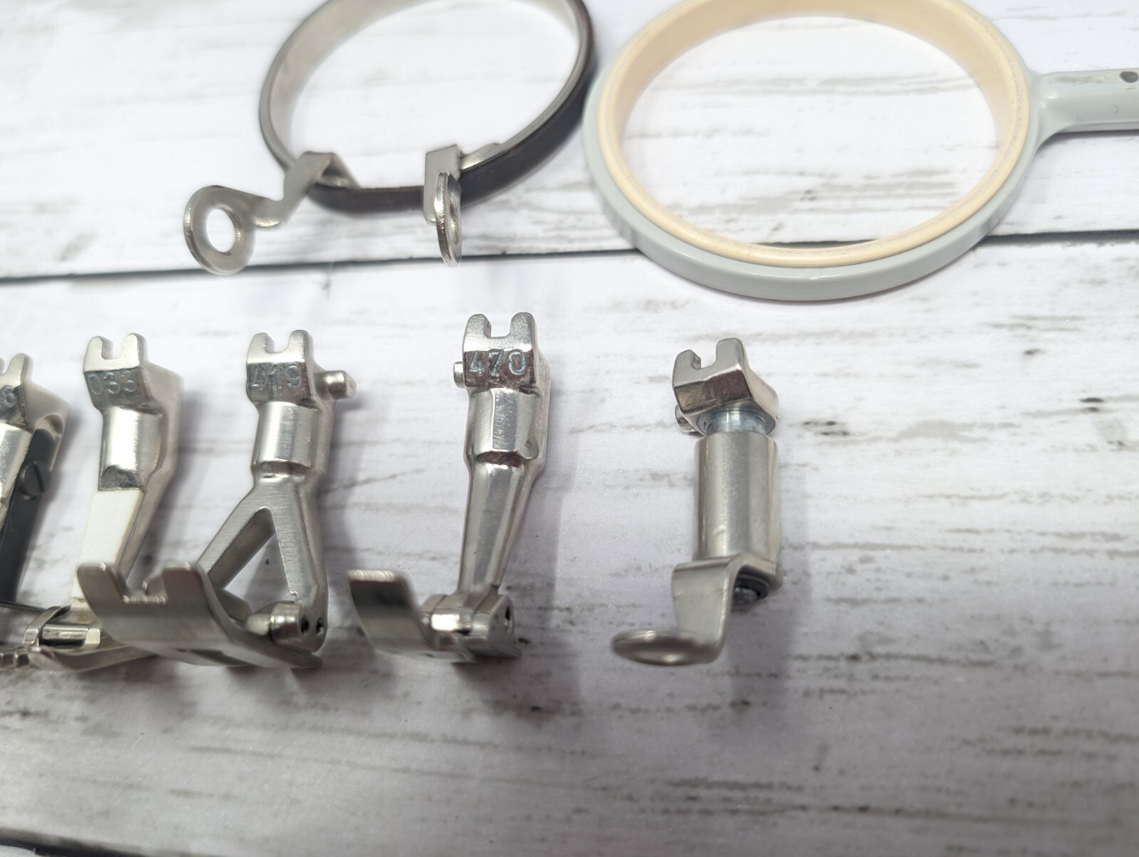 Bernina Sewing Machine Accessories Box with Feet, Bobbins,Tools, Spools