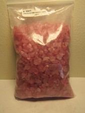 1 lb Pink Crackled Quartz Chips 4-10mm Tumbled Reiki Healing Crystals