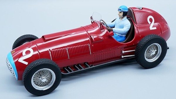 Tecnomodel 1/18 F1 Ferrari 375 Ascari Winner Monza 1951 Statisches Modell-image