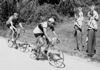 Abdel Kader Zaaf and Robert Lang 1950 Historic Switzerland Old Photo