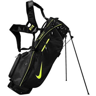 NIKE Caddy Golf Bag Nike Sports Light Golf Bag Black x Bolt GF3011