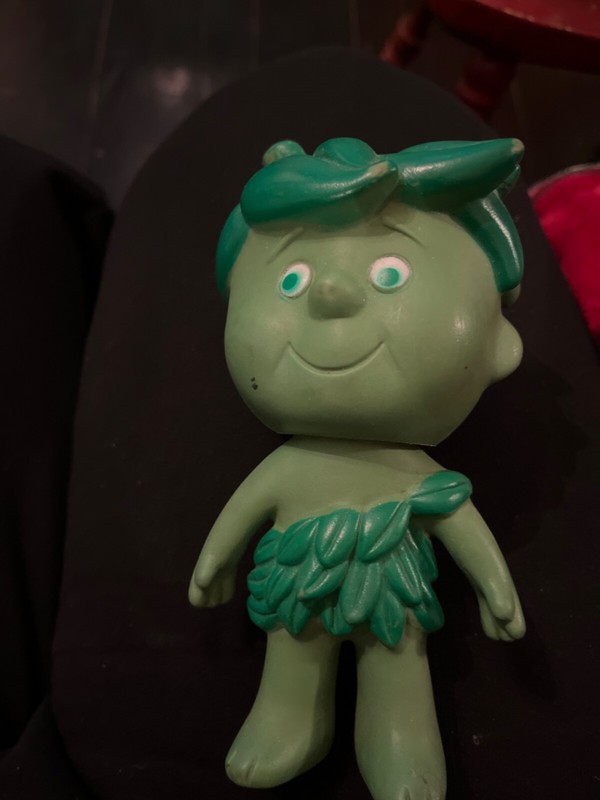 Vintage Green Giant's LITTLE SPROUT 6" Vinyl Doll by Pillsbury
