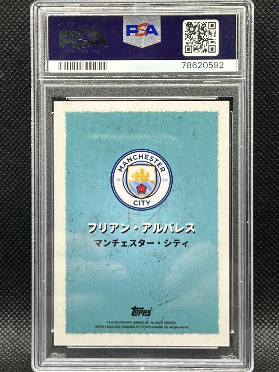 2023 Topps Anime Julian Alvarez Manchester City PSA 10 2023 Topps Anime Julian Alvarez Manchester City PSA 10