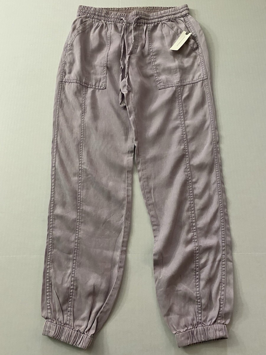 HEI HEI Anthropologie Lyocell Drawstring Tapered Pants Lavender Size XS $118
