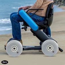 2Pcs Balloon Beach Sand Tire Beach Balloon Beach Cart Wheel Tires 55kg/121lbs