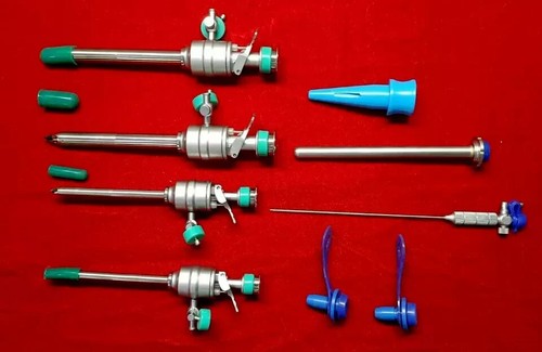9pc Laparoscopic Gynecology Trocar Cannula Set Endoscopy Surgical instruments - Picture 5 of 8