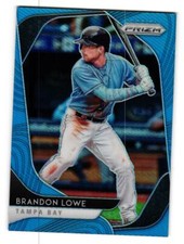 2020 Panini Prizm Baseball Carolina Blue Brandon Lowe 