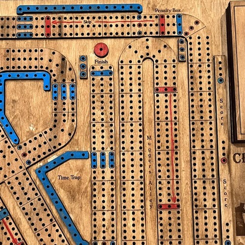 Cribbage Wars Board Game, Cribbage War Game, 2024new Wooden Cribbage Board Game - Bild 5 von 13