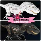 REX 2379 MELEE (316 PTS) TOP STATS ARK🌸 Survival Ascended ASA PVE PC/XBOX/PS