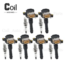 Ignition Coil and Iridium Spark Plug Fits 530i 330i 330Ci BMW L6 3.0L 2001-2002