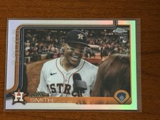 2025 Topps Chrome Update CAM SMITH #USC145 RC IMAGE VARIATION Astros Rookie