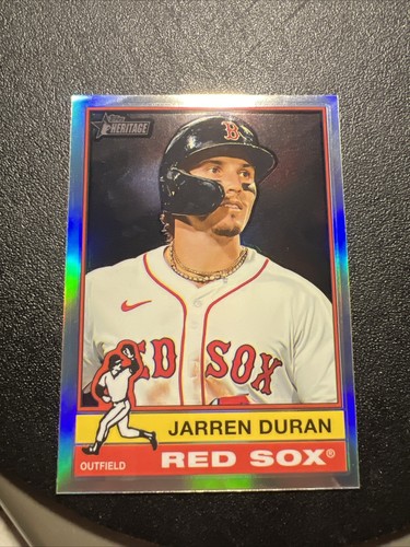 2025 Topps Heritage - Jarren Duran #220 Chrome Refractor Red Sox