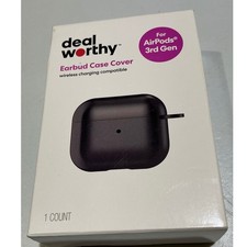 Dealworthy Black Case Cover for Apple AirPods 3rd Gen Wireless Charging NEW