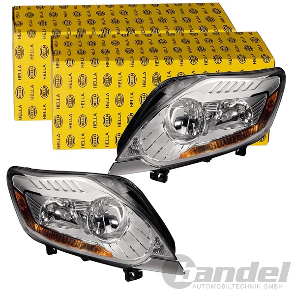 2X Hella FF Halogen Scheinwerfer Passend FüR Ford Kuga Links+Rechts-image