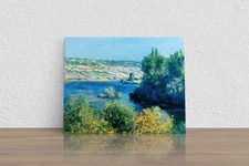 Claude Monet "The Seine at Vetheuil" Canvas Print Wall Art Home Decor