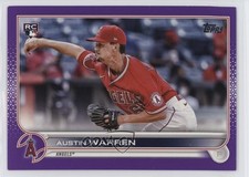 2022 Topps Series 2 Purple Austin Warren #495 1eh5