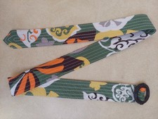 J Crew Floral 100 SILK Adjustable Belt Womens Size S/M