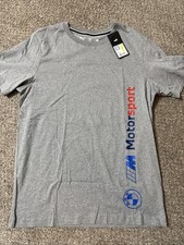 Puma BMW Motorsport Logo Tee Men's T-Shirt Size Medium NWT 624155 03