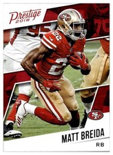 2018 Panini Prestige #5 Matt Breida San Francisco 49ers