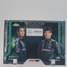 2025 Topps Chrome Formula 1 F1 Duo Kimi Antonelli George Russell #167 Mercedes