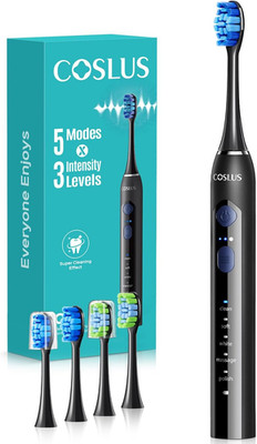Sonic Electric Toothbrush 5 Modes 3 Intensities Travel Waterproof