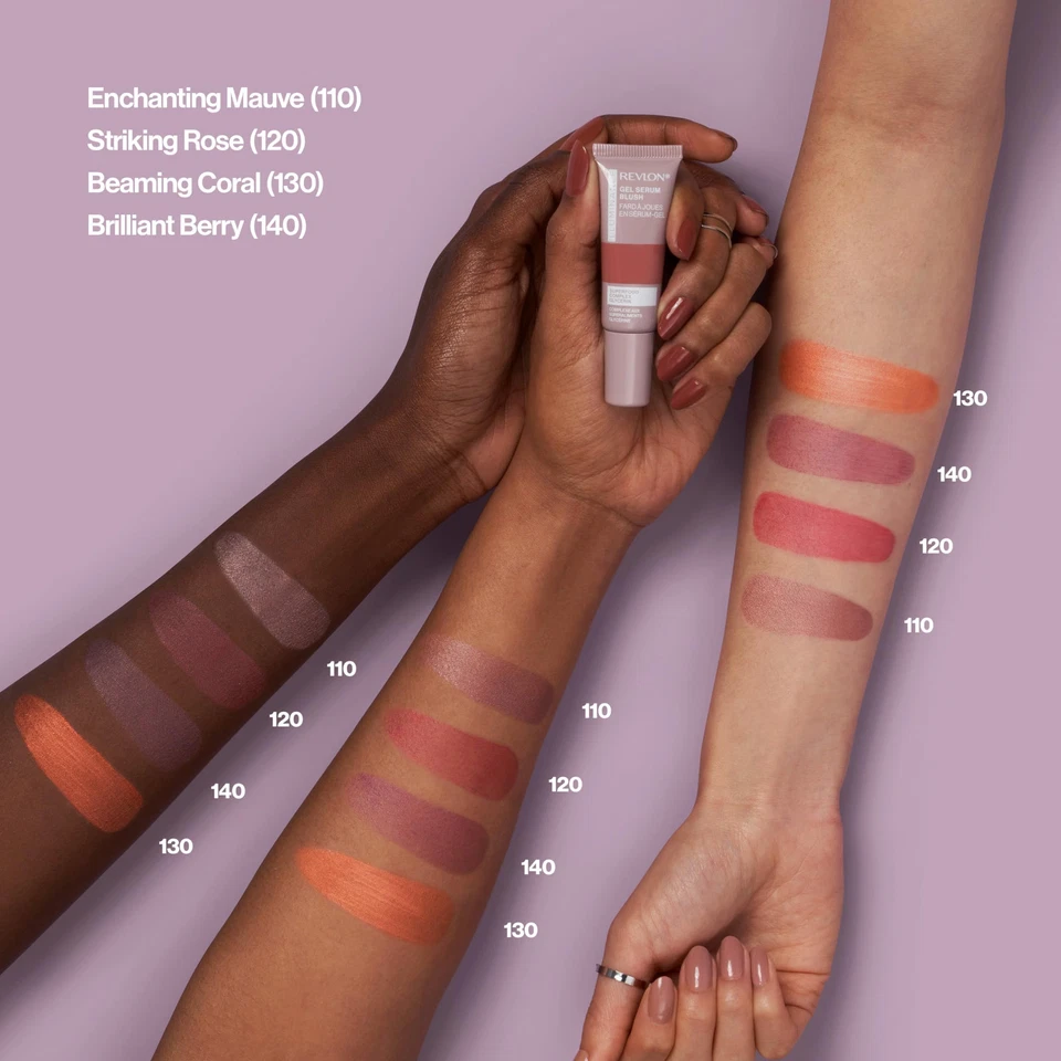 Revlon Illuminance Gel Serum Blush Enchanting Mauve 0.37 Fl Oz Sheer Color - Image 4 of 4