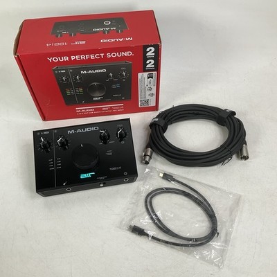M-Audio AIR 192/4 1-Channel USB Audio Interface With XLR Cable & Box