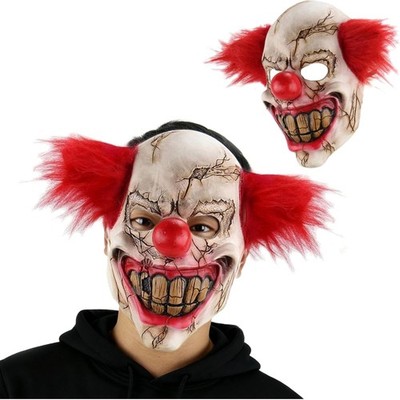 Realistische Joker Maske aus Naturlatex für die gruseligste Halloween-Party
