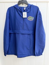 NWT CSA Florida Gators Blue Pullover 1/4 Zip Windbreaker Men s X-Large