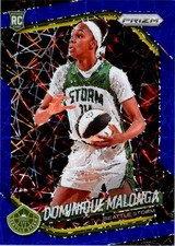 Dominique Malonga 2025 WNBA Prizm Blue Laser Rookie Card #116 - Storm