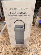 Momcozy 22oz Portable Breast Milk Storage 24 Hour Cooler w/2 Bottles, Green