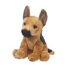 5" German Shepherd Dog Plush