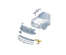 Calandre Volkswagen TIGUAN