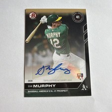 2020 Topps Bowman Next #T20A Sean Murphy Oakland Athletics AUTO RC