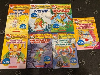 GERONIMO STILTON Sammlung 7 Bücher Lernen Englisch Maus Detektiv Sehr guter Zst.