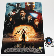 DIRECTOR JON FAVREAU SIGNED 'IRON MAN 2' 12x18 MOVIE POSTER BECKETT BAS COA