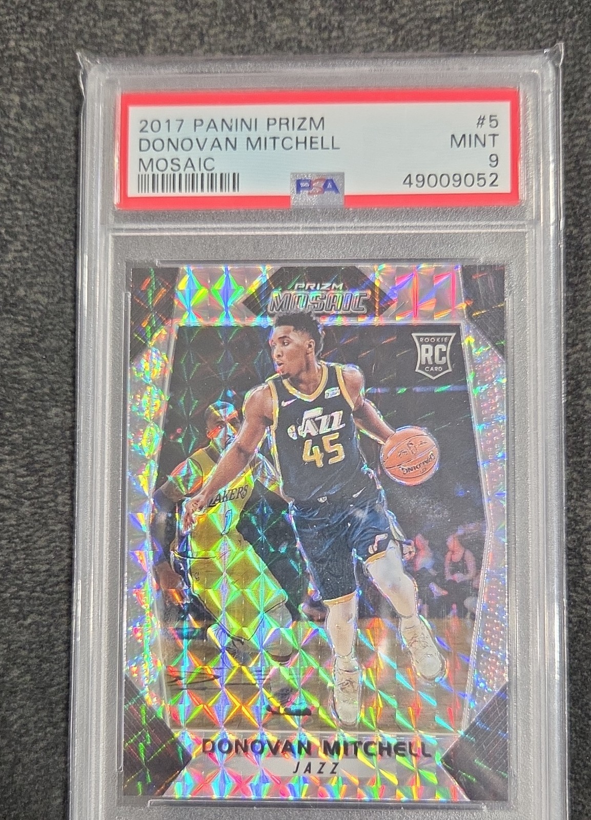 Donovan Mitchell 2017 Prizm Mosaic #5 Base Price Guide - Sports