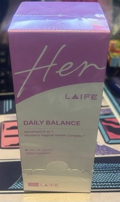 Her Laife Women Daily Balance Advanced 6 In 1 Vaginal Health Complex 60 Capsules