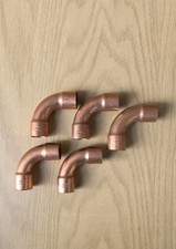 PACK OF 5 QTY - Mueller 3/4" OD Long Radius 90 Elbow C x C Copper Fitting NOS