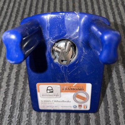 BPW Diamond Wheel Lock S2005-7 Caravan Wheel lock  / Wheel Break (2 keys)