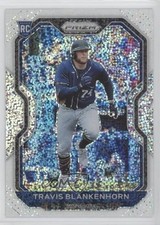 2021 Panini Prizm Tier II White Sparkle Prizm Travis Blankenhorn #122 o8g